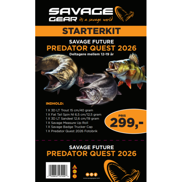 Savage Gear Predator Quest 2026 � Starterkit