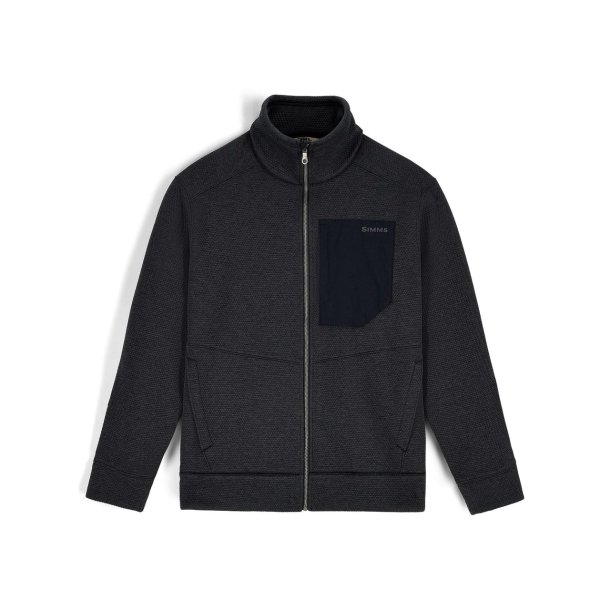 Simms Harbor Fleece  Black Heather