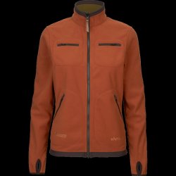 Hrkila Kamko Fleece Kvinder (Dark olive/Arabian spice)