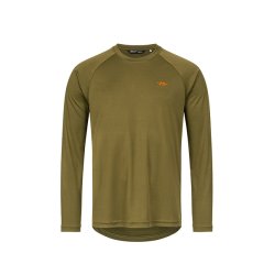 Blaser Langrmet T-shirt | Dark Oliven TECH 23