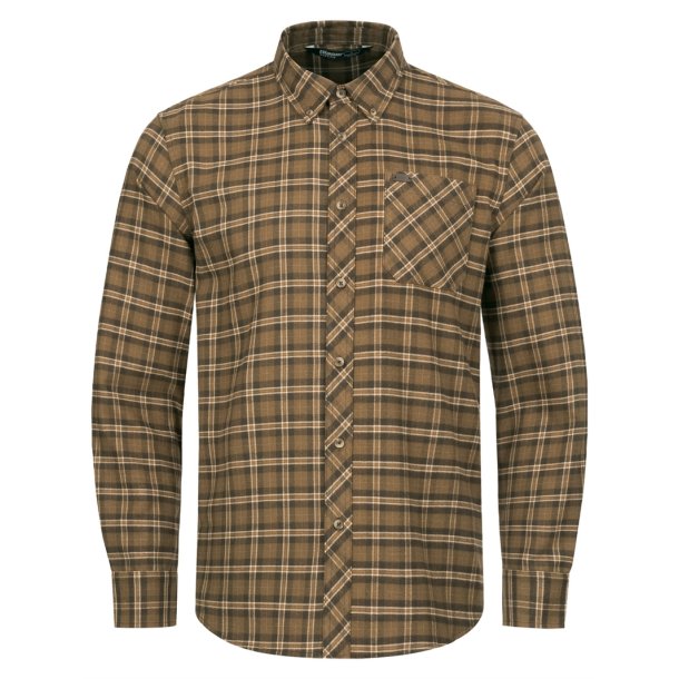 Blaser Skjorte Edward Beige/Brun