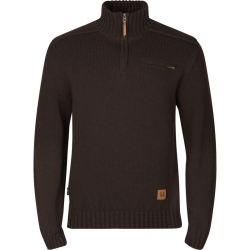 Hrkila Annaboda 2.0 HSP knit pullover | Demitasse brown
