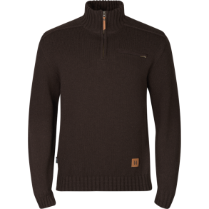Hrkila Annaboda 2.0 HSP knit pullover | Demitasse brown