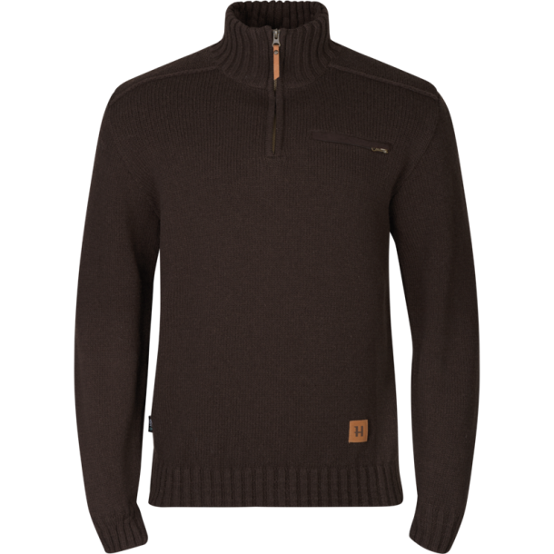 Hrkila Annaboda 2.0 HSP knit pullover | Demitasse brown