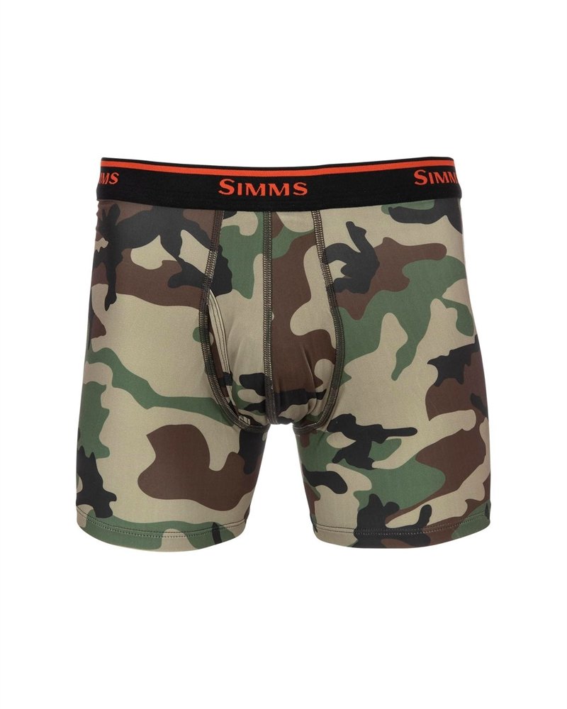 Simms Boxer Brief CX Woodland Camo - Simms - Seatrout APS