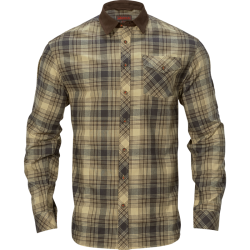 Hrkila Driven Hunt flannel skjorte - Light teak