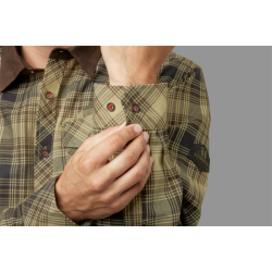 Hrkila Driven Hunt flannel skjorte - Light teak