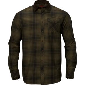 Hrkila Driven Hunt flannel skjorte - Oliven Grn