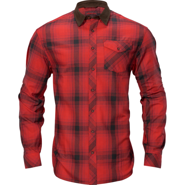 Hrkila Driven Hunt flannel skjorte - Red/Black