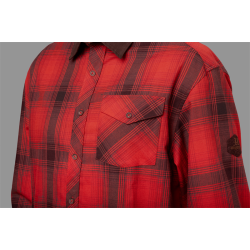 Hrkila Driven Hunt flannel skjorte - Red/Black
