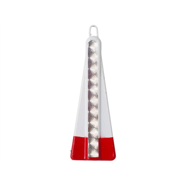 Kinetic Herring Sinker White/Red