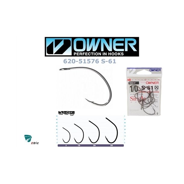 Owner S-61 Spoon Single Hook