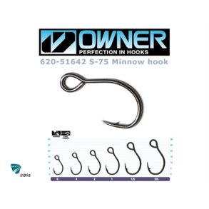 Owner S-75 Minnow Single Hook