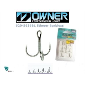 Owner ST36BCBL Stinger Trekrog Barbless