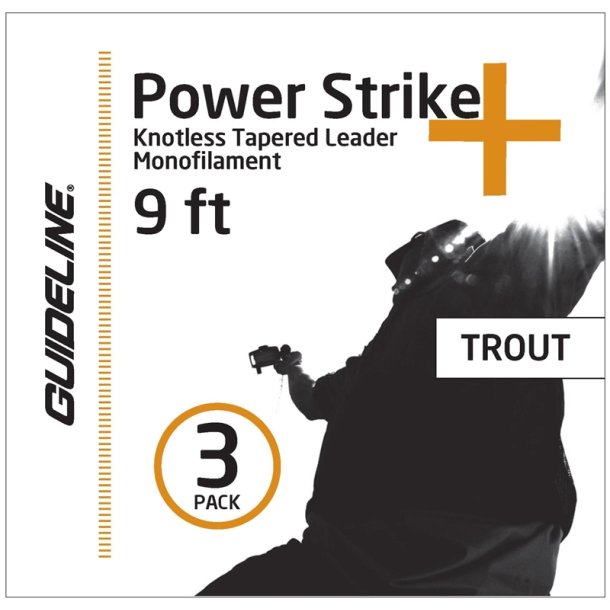 Guideline Power Strike 9' 3-Pack Leader