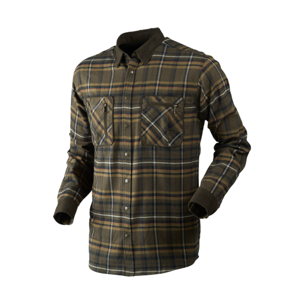 Pajala skjorte Willow green check