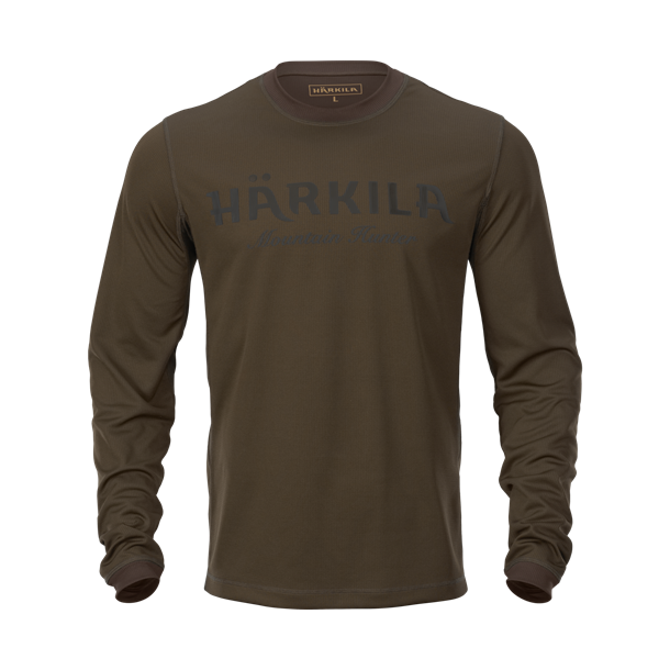 Mountain Hunter L/S t-shirt Hunting green/Shadow brown
