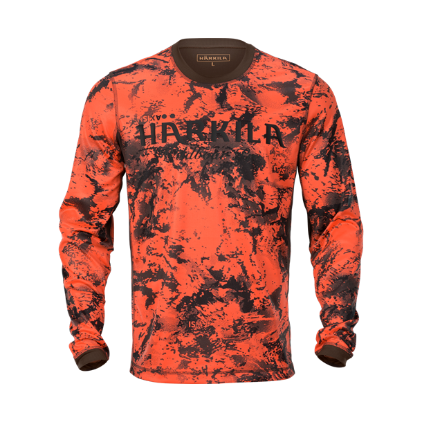 Wildboar Pro L/S t-shirt AXIS MSP Orange Blaze/Shadow brown