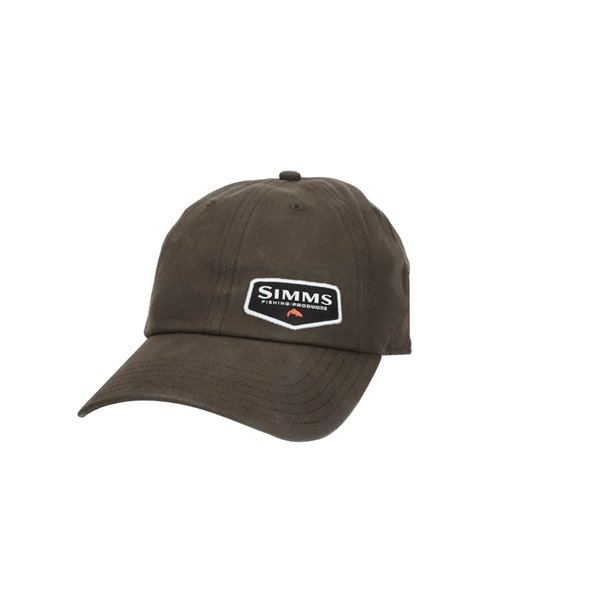 Simms Oil Cloth Cap Coffee