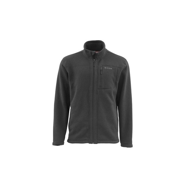 Simms Sweater Full Zip - Black
